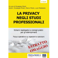 La Privacy negli studi professionali (Estratto eBook)